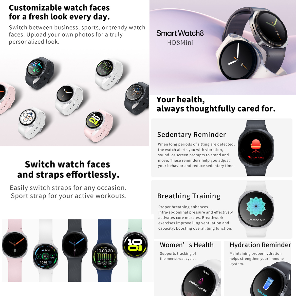 2026 Yeni Saatler 8 Mini GPS İ - Smartwatch Watches For Women With Gps incelemesi ve fiyatı