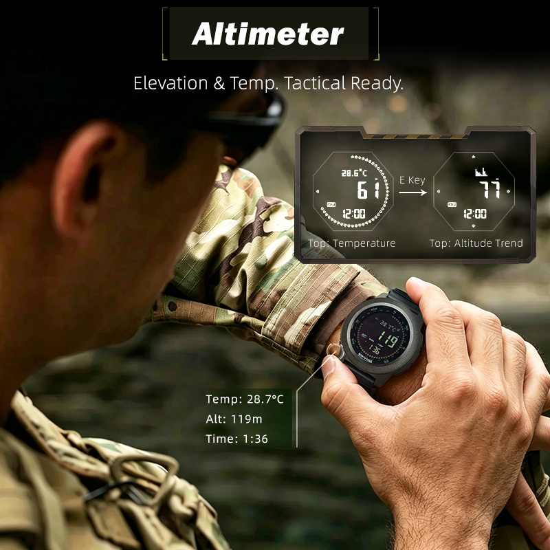 NORTH EDGE APACHE-CF Erkek Dij - Altimeter Compass Watch incelemesi ve fiyatı
