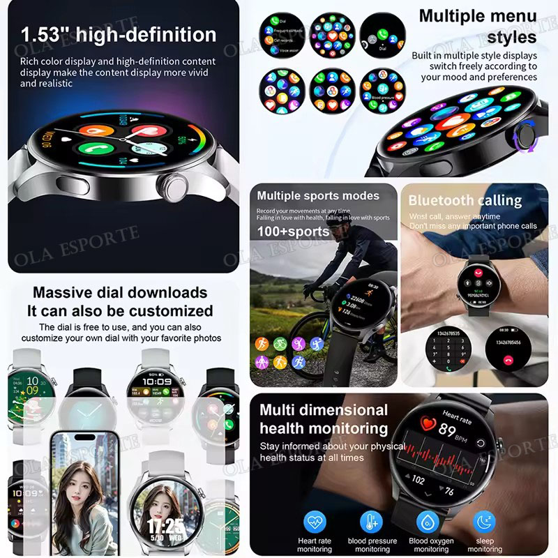 Erkekler ve Kadınlar için Yeni - Smartwatch Watches For Women With Gps incelemesi ve fiyatı