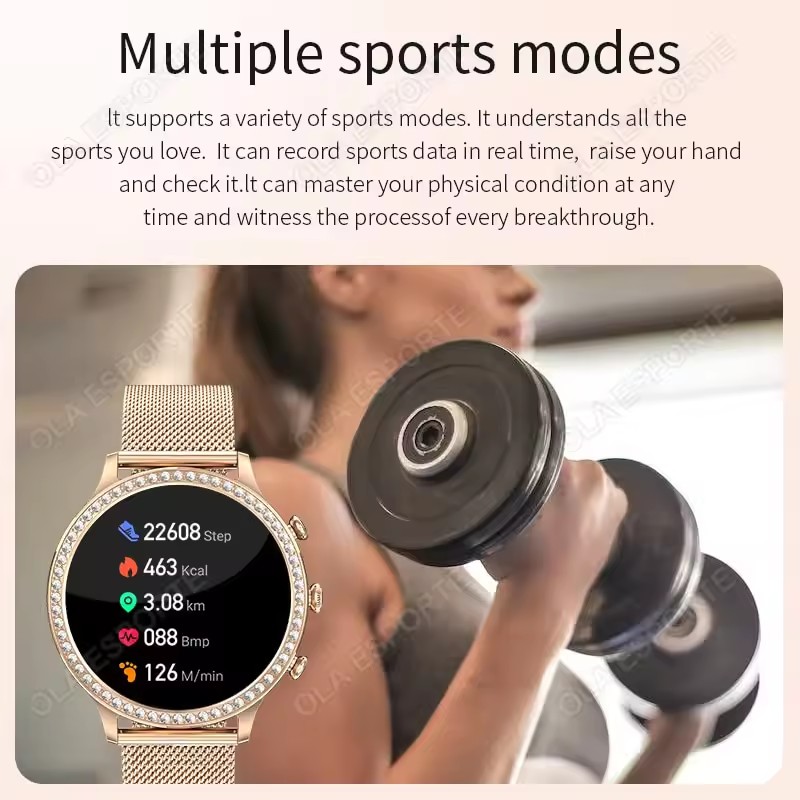 Şık Kadın Akıllı Saati, Blueto - Watches Ladies Smartwatch incelemesi ve fiyatı