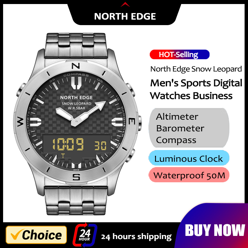NORTH EDGE erkek spor dijital  - Altimeter Compass Watch incelemesi ve fiyatı
